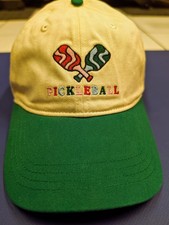 Frasier Sterling Sport Pickleball Hat Adjustable Cotton White Green Unisex