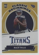 2022 Panini Classics Classic Beginnings Gold /99 Malik Willis #CB-3 1pd2