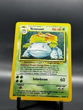 Pokémon TCG: Venusaur 15/102 - Unlimited Holo Rare - Base Set - *MP*