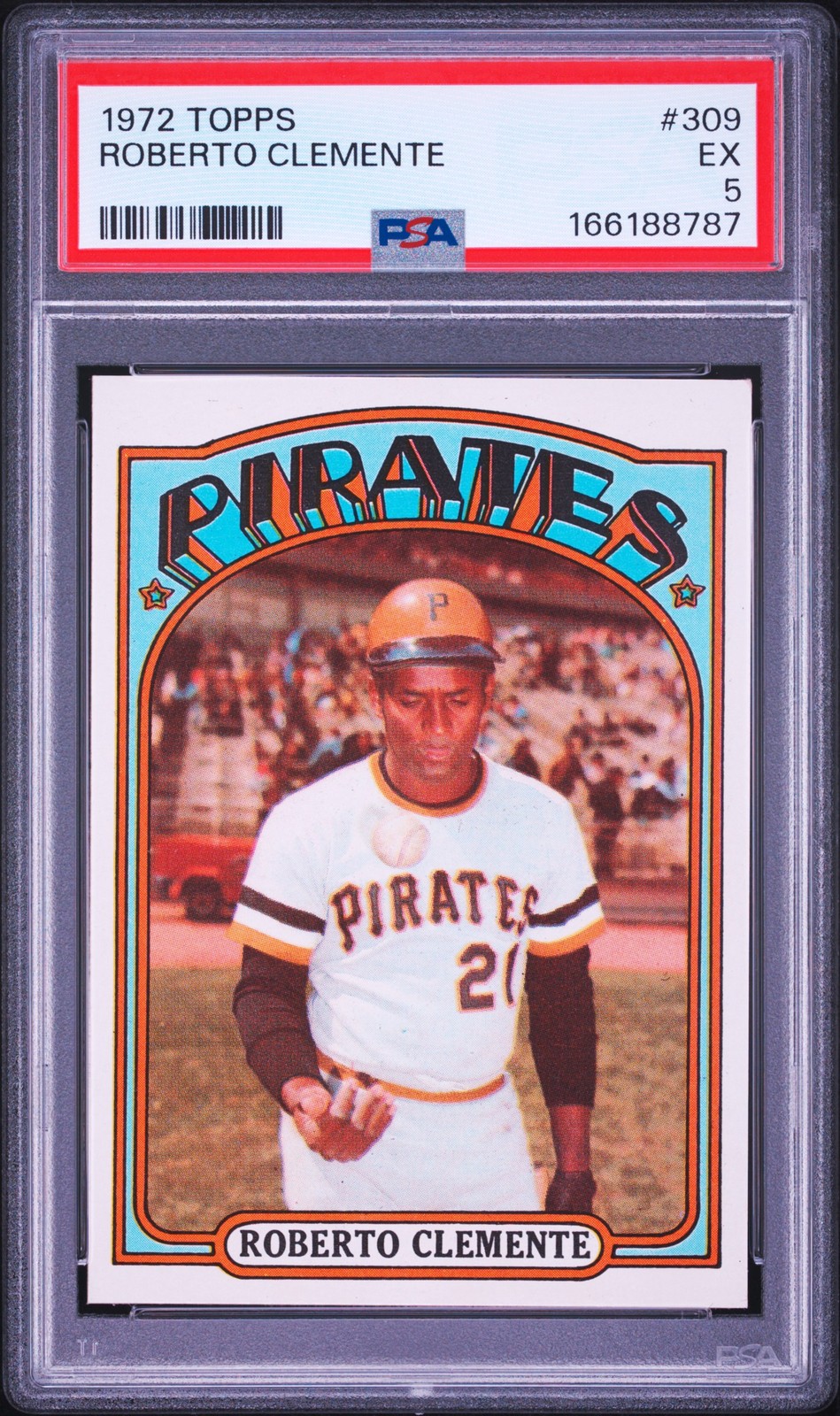 1972 TOPPS #309 ROBERTO CLEMENTE PSA 5