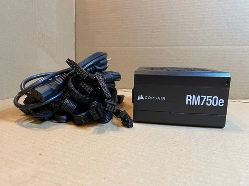 Corsair RM750e 80+ Gold 750W Fully Modular Low-Noise ATX PSU * Model: RPS0177