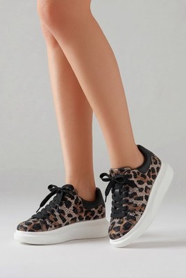 Steve Madden Emmi Rhinestone Shoes / Sneakers Womens Size 5.5