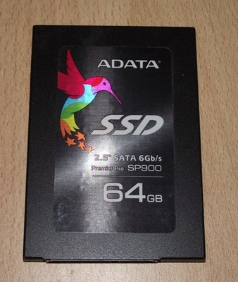 64GB SSD-Festplatte Adata ASP900SS-64GM 6Gb/s