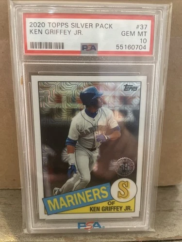 2020 Topps Silver Pack Ken Griffey Jr 1985 PSA 10