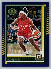 2025 Panini Donruss WNBA Erica Wheeler #80 Blue Shimmer 16/49