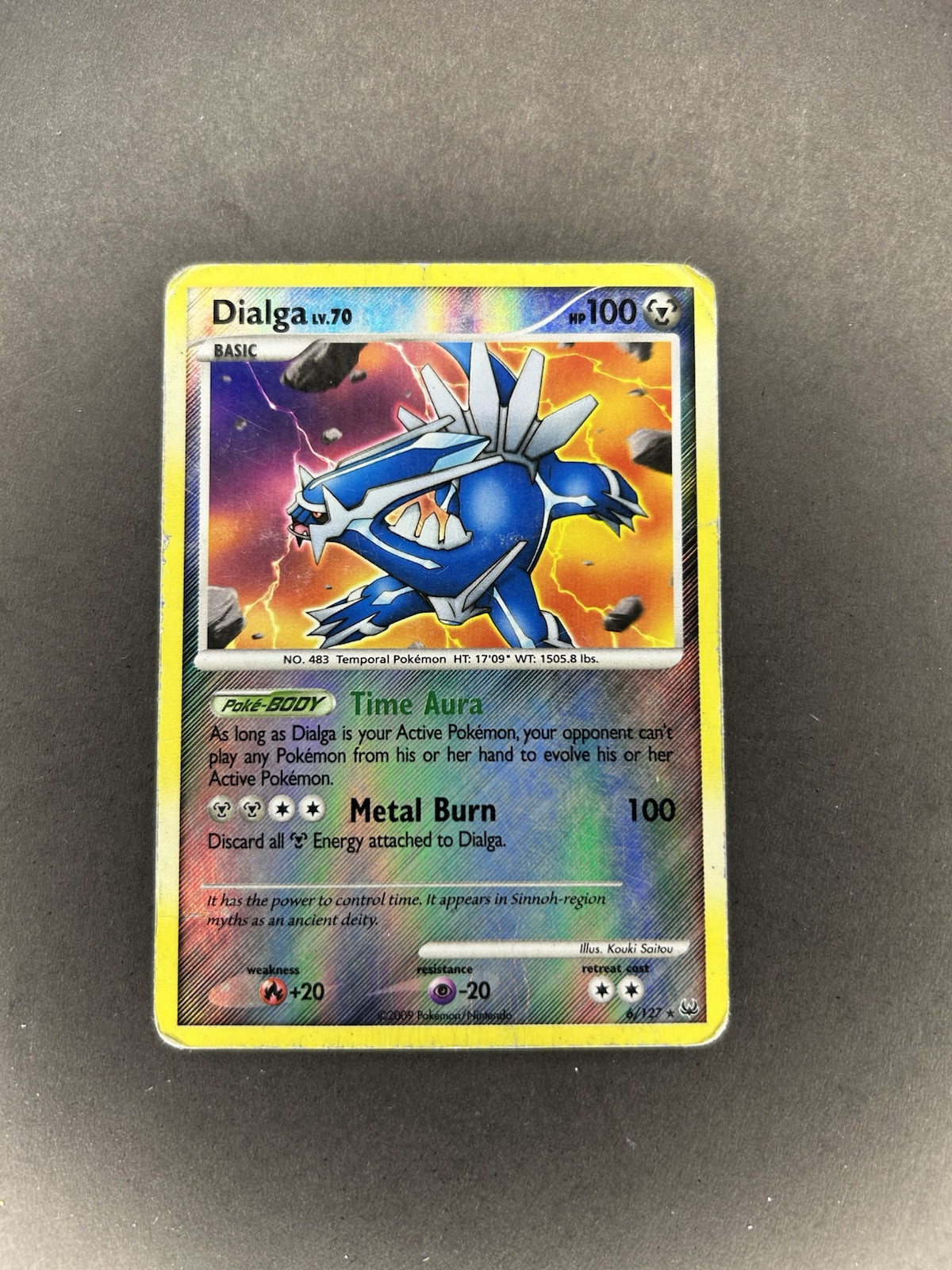 ポケモンカード2006～2009年セット Dialga 6/127 - Reverse Holo RARE - Platinum - 2009 POKEMON CARD