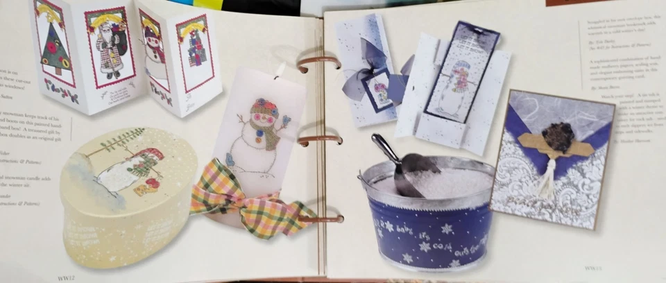 Stampin  Up! VINTAGE Portfolio Idea Books 1996 Retired Collectible EXC CONDITION - Image 4 of 4