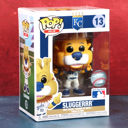 Funko Pop Vinyl Kansas City Royals 13 Sluggerrr Mascot MLB 2019 With Protector