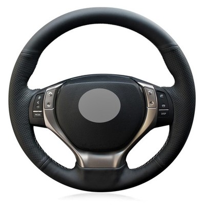 Alcantera Steering Wheel Cover Real Leather Wheel Wrap for LEXUS ES250 2013 J