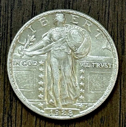 1928 25C Standing Liberty Quarter Choice BU ~ 26086