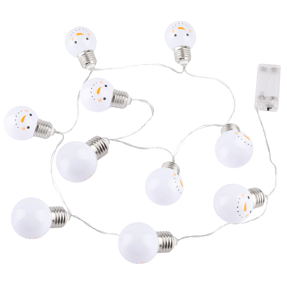 10 LED Lights String Fairy Warm White Christmas String Light
