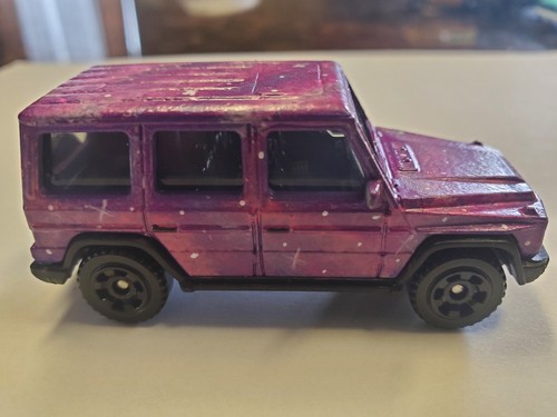 Matchbox 1/64 Custom Mercedes Benz G Class - Purple Haze Acid Rain 1 of 1 - Picture 4 of 8