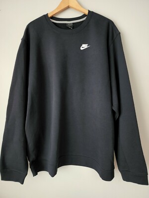 nike club fleece crew neck