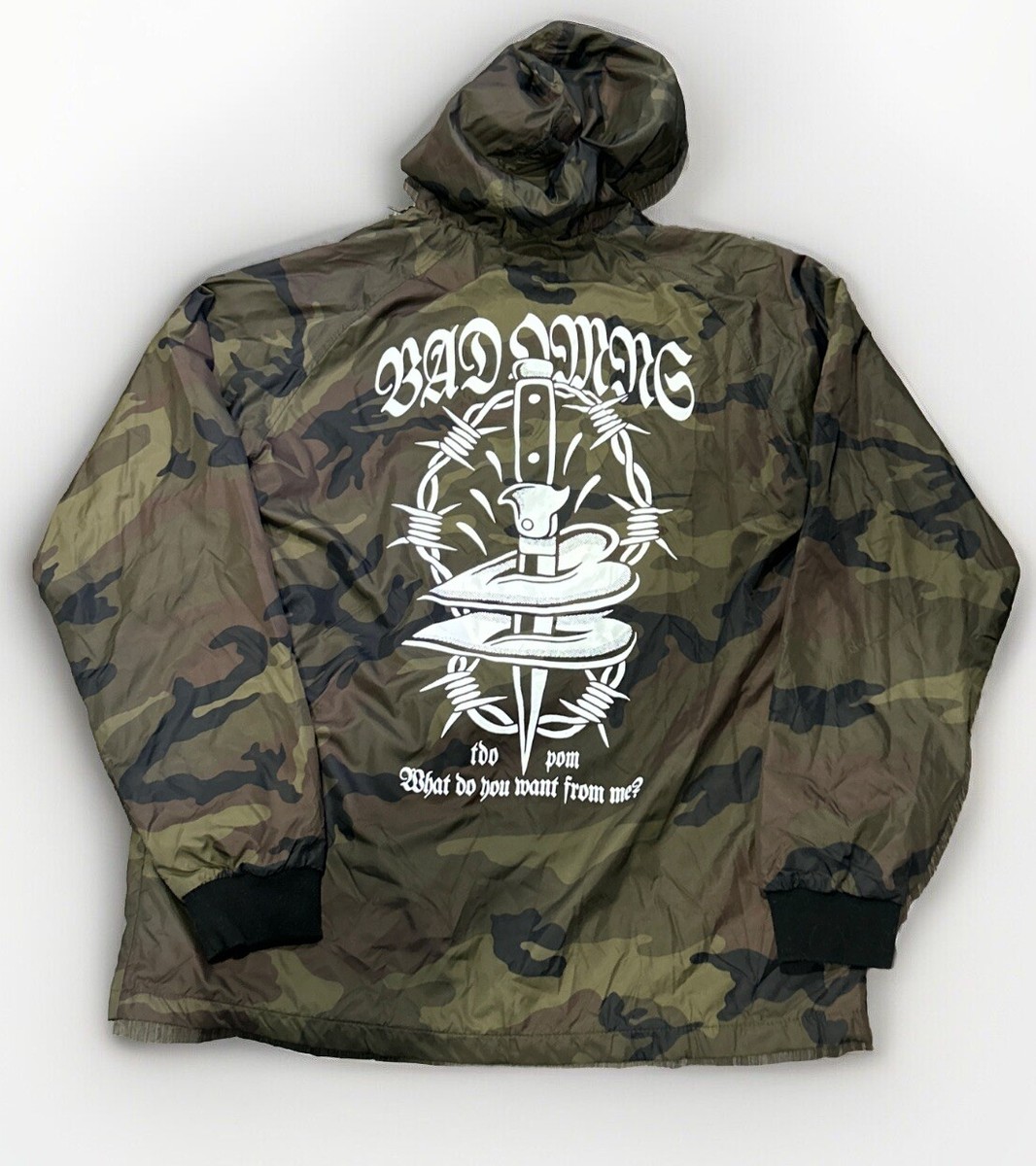 Bad Omens TDOPOM Windbreaker Camo Jacket Band Nylon Shell Large | eBay