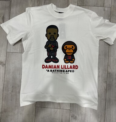 Damian Lillard A BATHING APE Tシャツ 2024 A BATHING APE® x adidas DAMIAN LILLARD DAME9 Bape t Shirt
