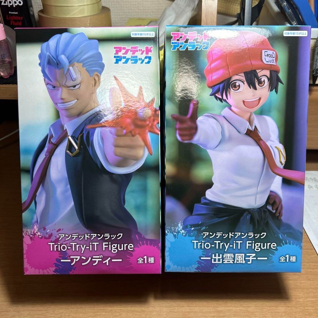 Undead Unluck Andy Fuuko Izumo Figure Set of 2 Trio Try iT FuRyu