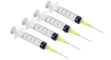 4 x REFILL INK FILLING SYRINGES 5ml INJECTOR TOOL FOR INK PRINTER CARTRIDGES