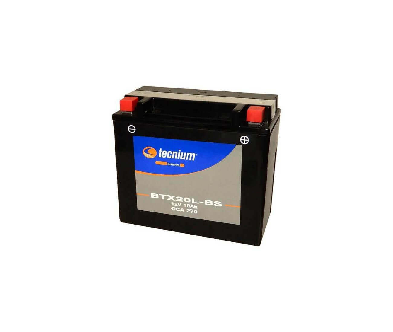 Batterie Tecnium YTX20L 12V 18Ah compatible Goldwing 1800 VTX1800 TRX650 Aquatrax