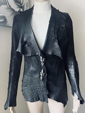 Nwot La Riga Handmade Rare Melrose Goth Leather Jacket 1 Of Kind $1000 Sz Xs