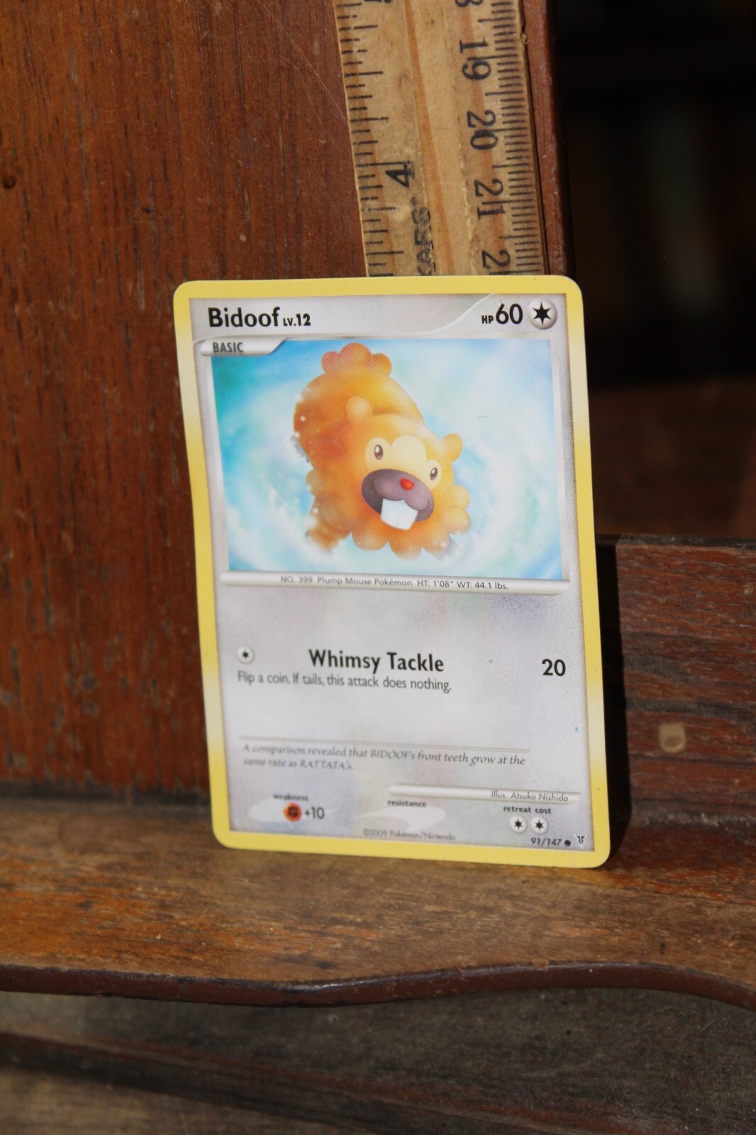Pokemon Card 2009 Bidoof