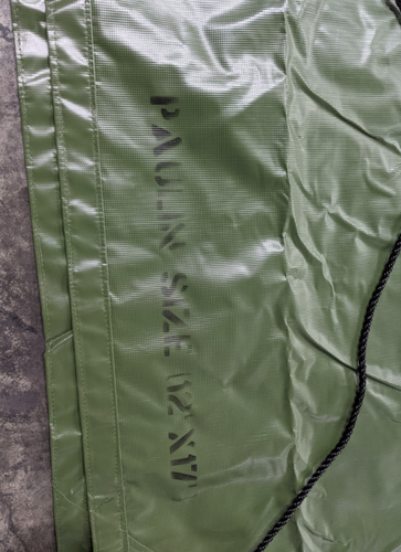 12’ x 17’ Green Tarp Extreme Heavy Duty 16 Mil for Roof Boat Firewood Tent Cover - Picture 2 of 4