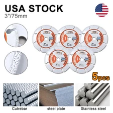 Diamond Cutting Disc for Metal Steel Pipe 3''/75mm Saw Blade Cut-off Wheel