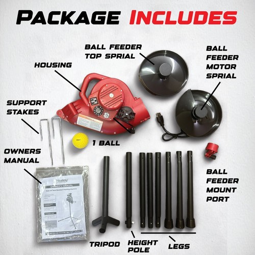 Heater Sports Basehit Real Baseball Machine (Reconditioned) - Picture 4 of 8