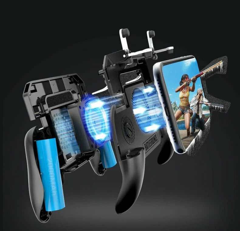 PUBG Mobile Phone Game Controller Joystick Cooling Fan Gamepad for IOS Android - Image 3 of 4