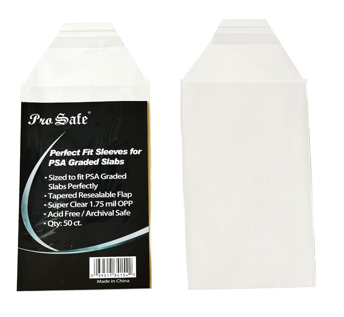 3000 PRO SAFE Graded Card Sleeves Resealable Team Bags, Standard Size, Acid-Free 3000 PRO SAFE Graded Card Sleeves Resealable Team Bags, Standard Size, Acid-Free