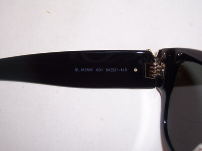 NEW SAINT LAURENT SUNGLASSES SL M95/K 001 BLACK/GRAY  display picture 1
