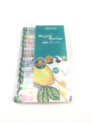 PEBEO Colorex Tintenmarker Set - 12 Farben, nachfüllbar, samtweich, UV-Schutz