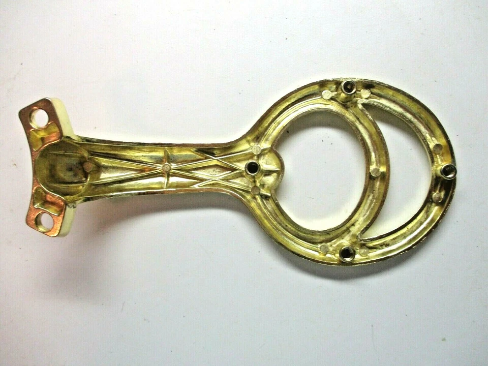 Ceiling Fan Paddle Bracket Arm Repair Bright Shiny Brass 3" Width See Sketch 1 - Image 3 of 4