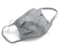 100% Cotton Gray Face Mask Reusable / Washable Cover (Pack of 5)