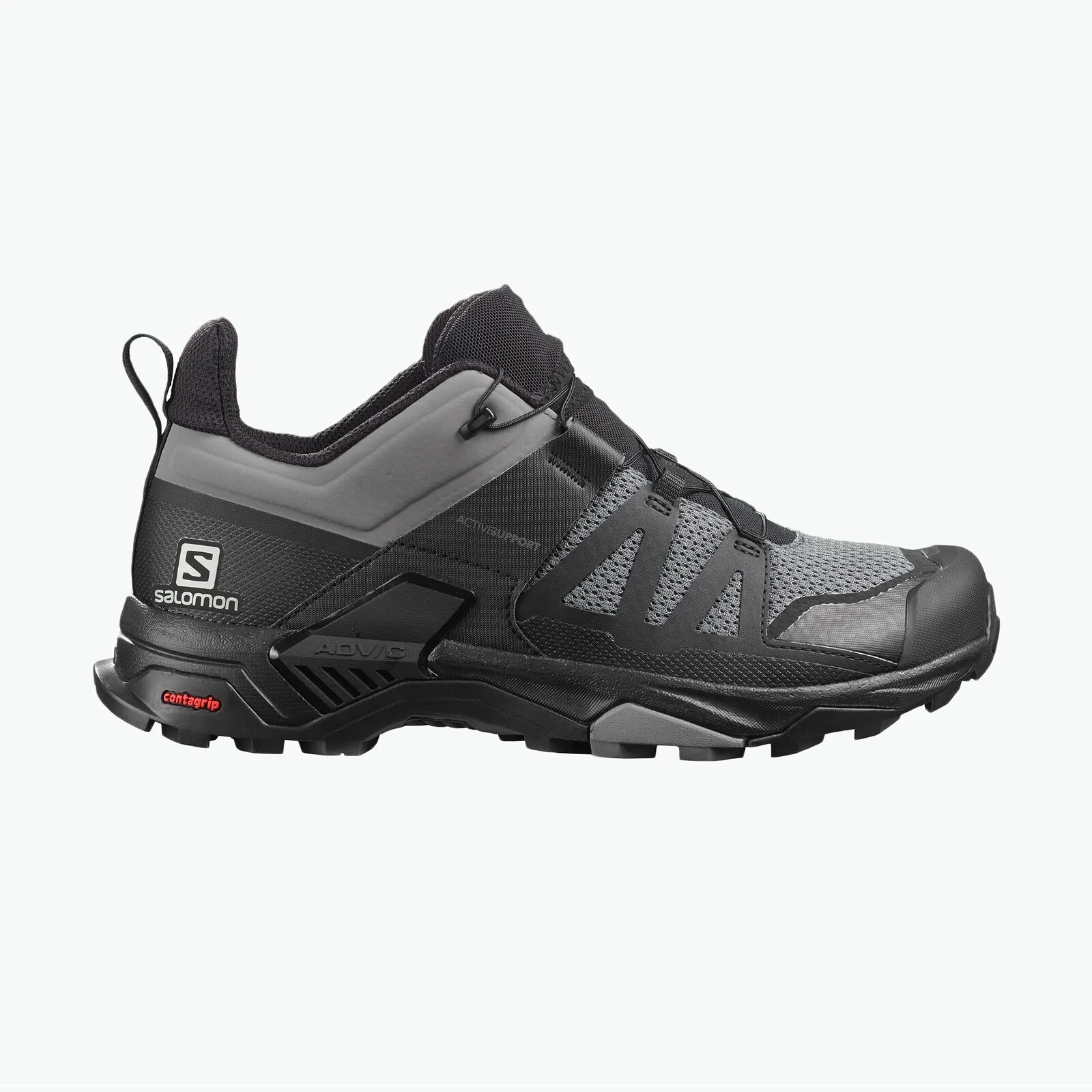 Salomon X Ultra 4 413856 Sneakers Uomo Silenziose Tonalità Nero Scarpe da Escursionismo Basse