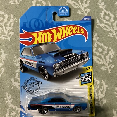   Hot Wheels 2020 HW Speed Graphics 5/10 '68 Dodge Dart 70/250 Blue Sealed!