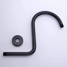 HANEBATH S Style Shower Arm and Flange Oil Rubbed Bronze Shower Extension Arm