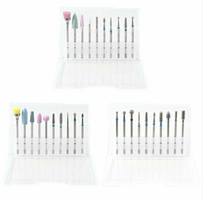 NAIL ART DESIGN NAGEL FRÄSER BIT DIAMANT HARTMETALL MANIKÜRE PEDIKÜRE POLIEREN