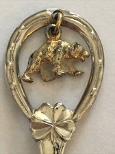 Vintage Souvenir Spoon US Collectible Oklahoma Bear