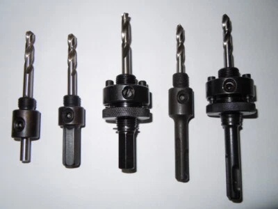 MARKENLOS Aufnahme für Löchsägen inkl. HSS Zentrierbohrer - div. Größen - Aufnahmehalter