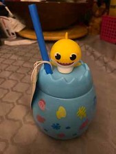 Zak Baby Shark 17.5 oz. Eggcellent Blue Tumbler with Straw - Easter - NWT Rare