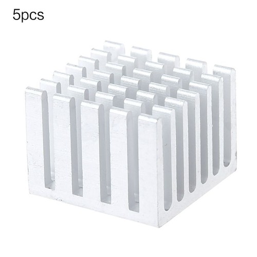 5pcs Aluminum Heatsink Kit 20x20x15mm Thermal Cooler Radiator Heat Sink for CPU - Afbeelding 4 van 8