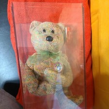 Ty E Beanie Baby 2000 Speckles With Display Case