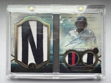 Ronald Acuna Jr. Jumbo Patch, Plus Autographed Relic, Booklet