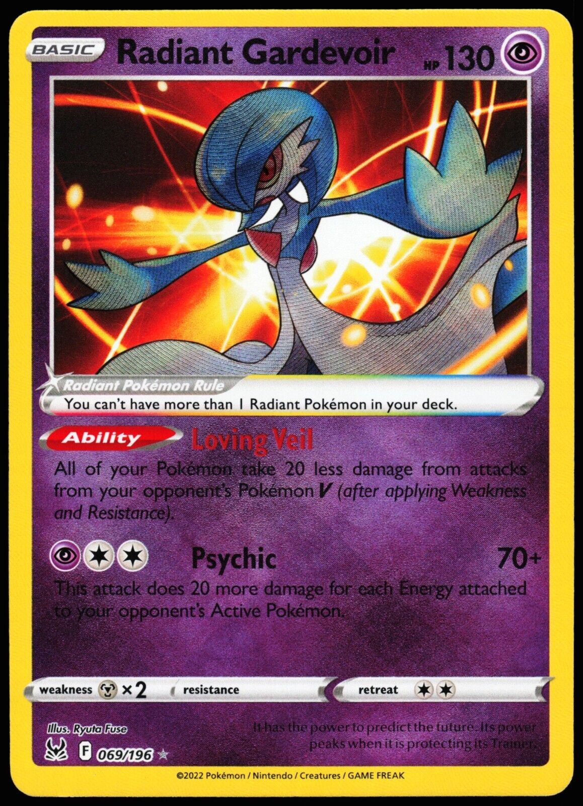 Radiant Gardevoir - 069/196 Holo Ultra Rare - Lost Origin – JAB Games13