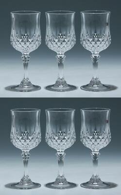 6 Cristal d`Arques Weingläser LONGCHAMP 16,5 cm  - 17,5 cl     