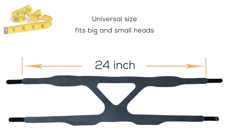 CPAP-Maskenkopfbedeckung, universelle Maskenkopfbedeckung - Bild 2 von 4