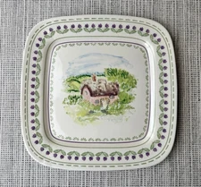 NIB Pfaltzgraff Circles Of Kindness 16” Green Fields Of Home Serve Platter 2006