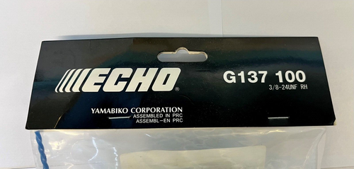 CABEZA DE RALLADOR DE NAILON GENUINA ECHO G137 100 (3/8-24UNF RH) X047-000552 - LED GRATIS - Imagen 3 de 4