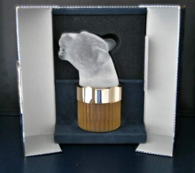LALIQUE LIMITED EDITION 2004 SOLID CRYSTAL 'PANTHERE' FLACON COLLECTION  UK