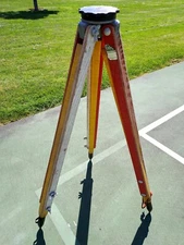 Keuffel & Esser Surveyors Tripod #780015 3 1/2 x 8